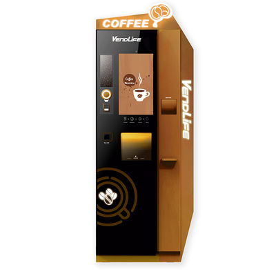 MDB Coffee Vending Machine With Card Reader 50Hz  Galvanized Shell