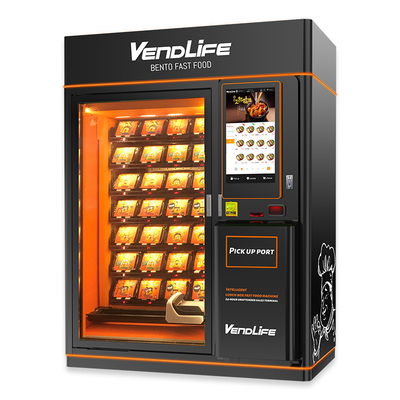 healthy Automatic Hot Food Vending Machine 192pcs With touch Screen