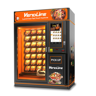 Nfc Vending Machine With Hot Food 980mm thick 0.6T Net Weight