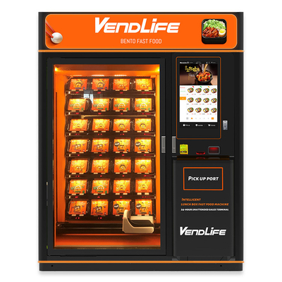 Nfc Vending Machine With Hot Food 980mm thick 0.6T Net Weight