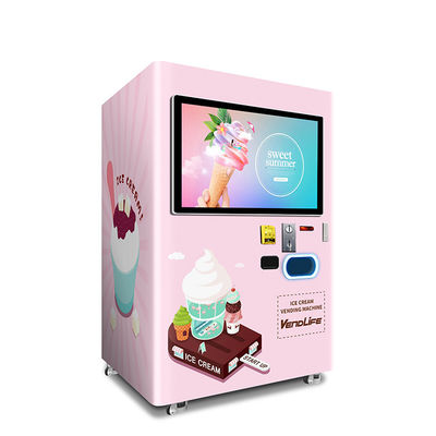 Le doux de crème glacée de service distributeur l'écran de DEX System With 42inches